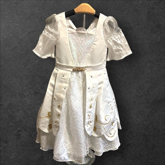 Disney 3T Formal Ariel Satin, Chiffon, Layered Wedding Dress. Exclnt cndtn. - Picture 13 of 14